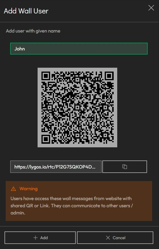 message wall