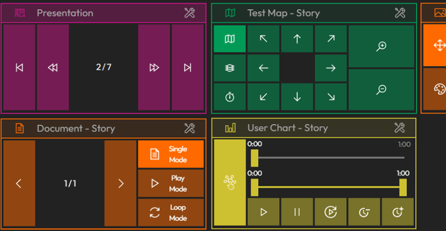 presentation controls