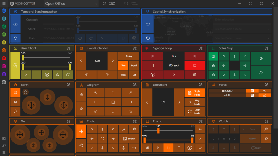 lygos control dashboard
