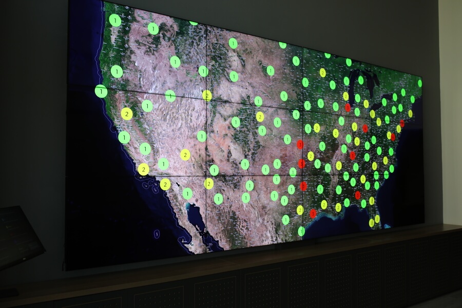 lygos cluster layer map