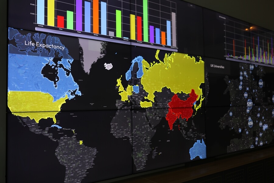lygos dashboard with gis maps