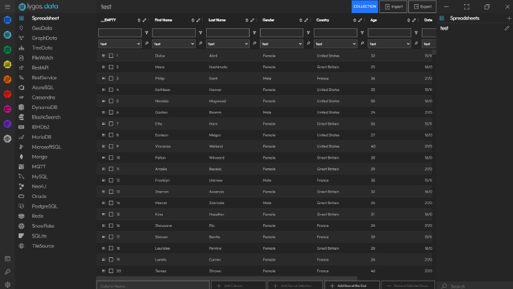 lygos video wall software data module add edit data sources slide 2
